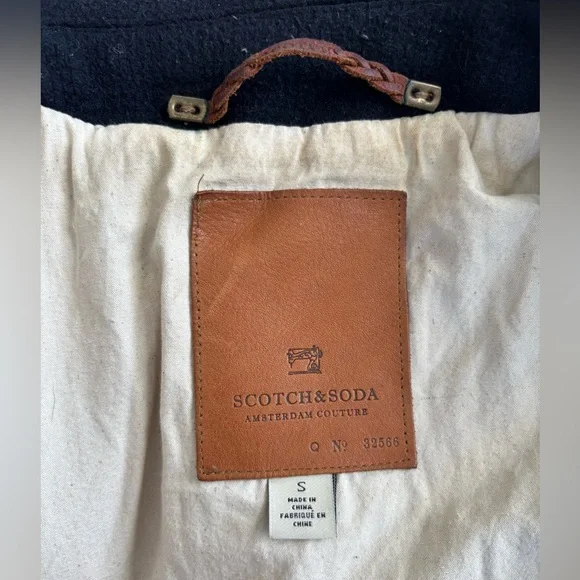 Scotch&Soda navy toggle pea coat size Small - Picture 13 of 17